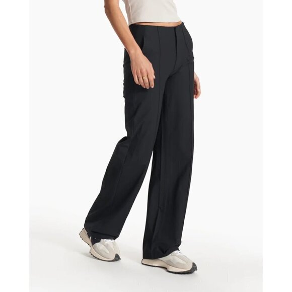 💕VUORI💕 Meta Wide Leg Pants ~ Black Large L NWT - Picture 3 of 16